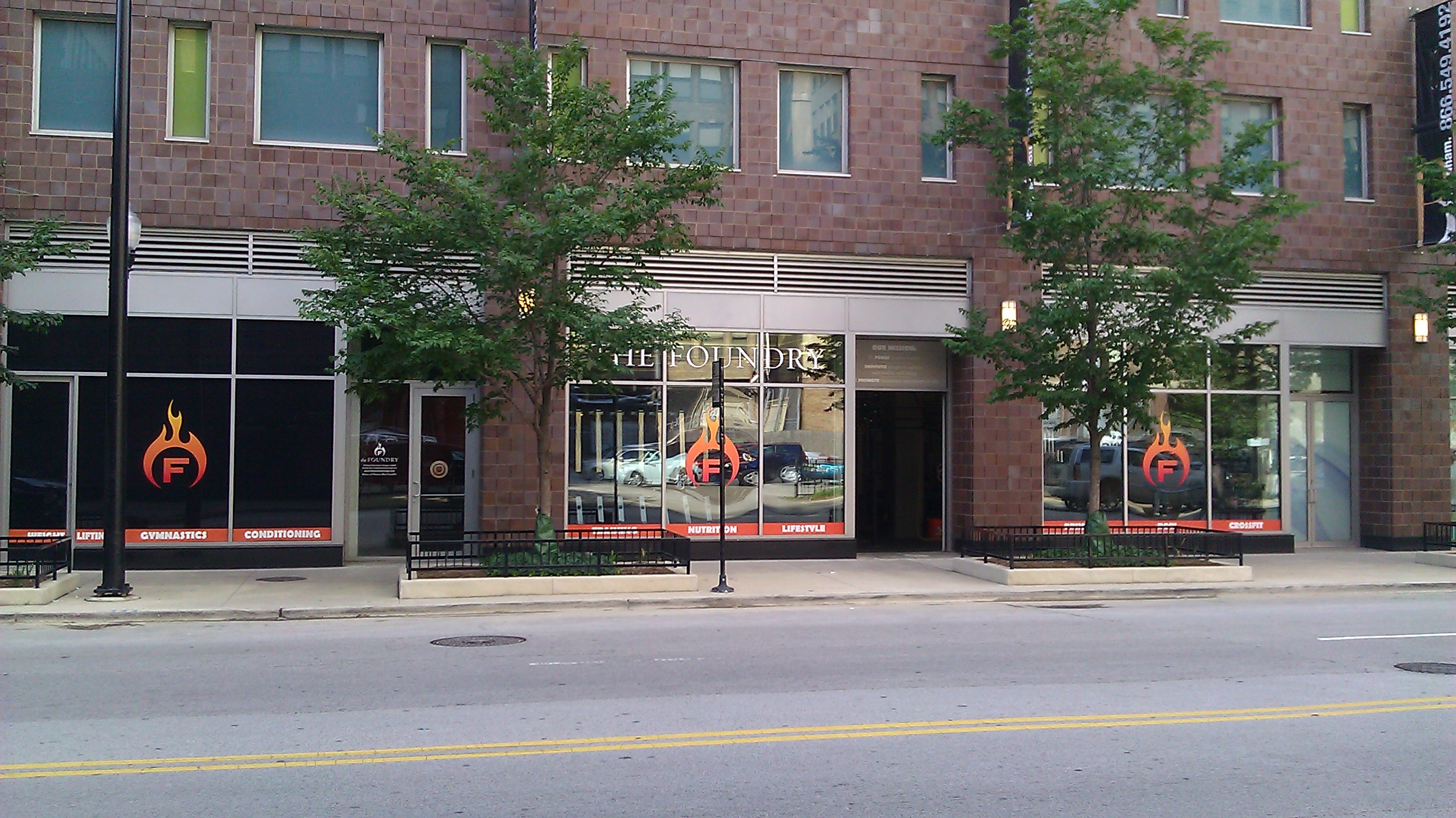 The Foundry Printers Row CrossFit Entrance in Downtown Chicago