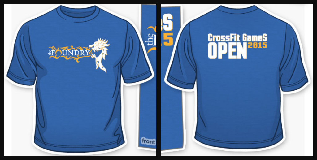 reebok crossfit open 2015 t shirt